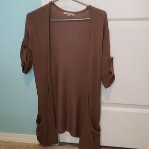 SOLD- Cardigan- cocoa color